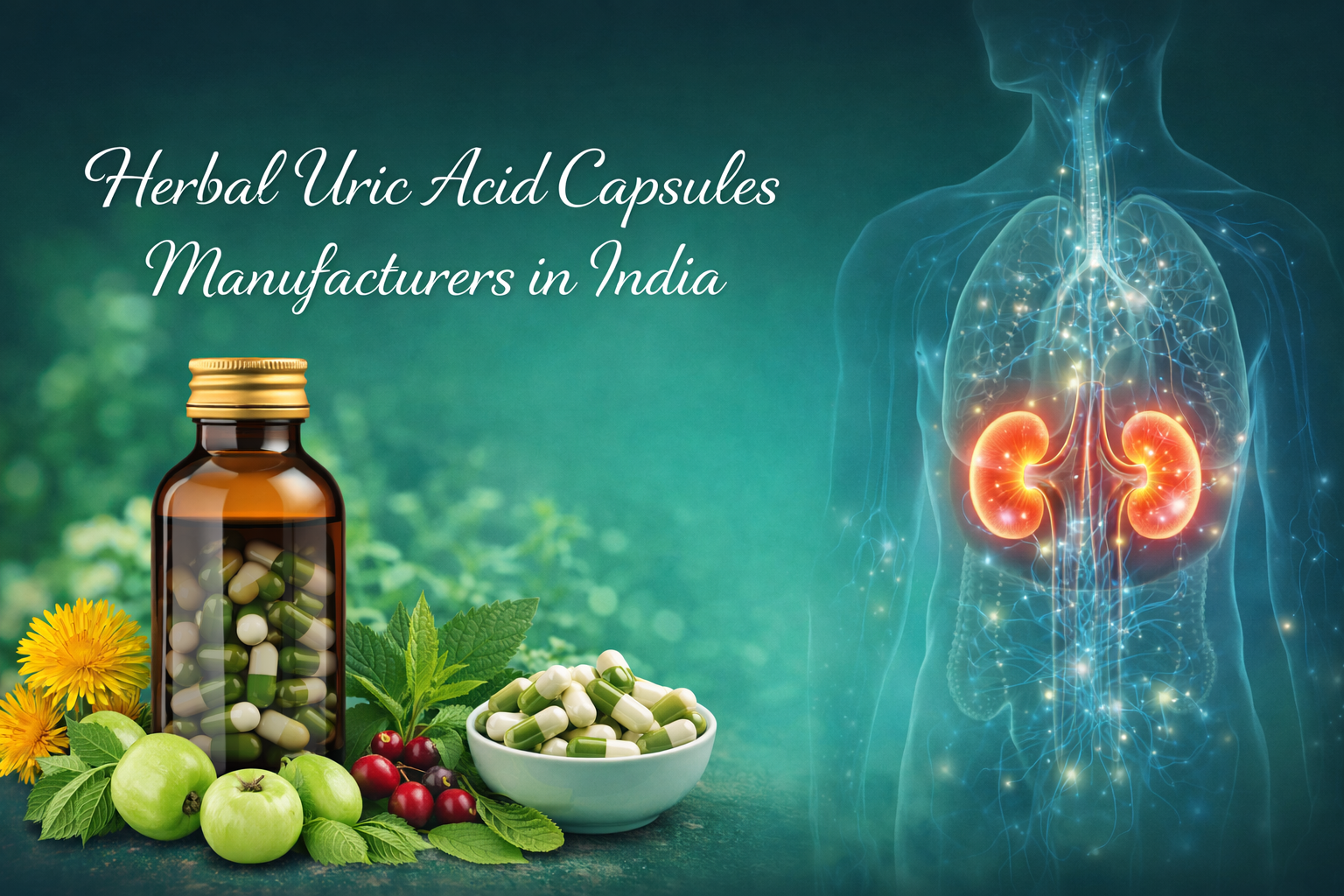 Herbal Uric Acid Capsules Manufacturer n India