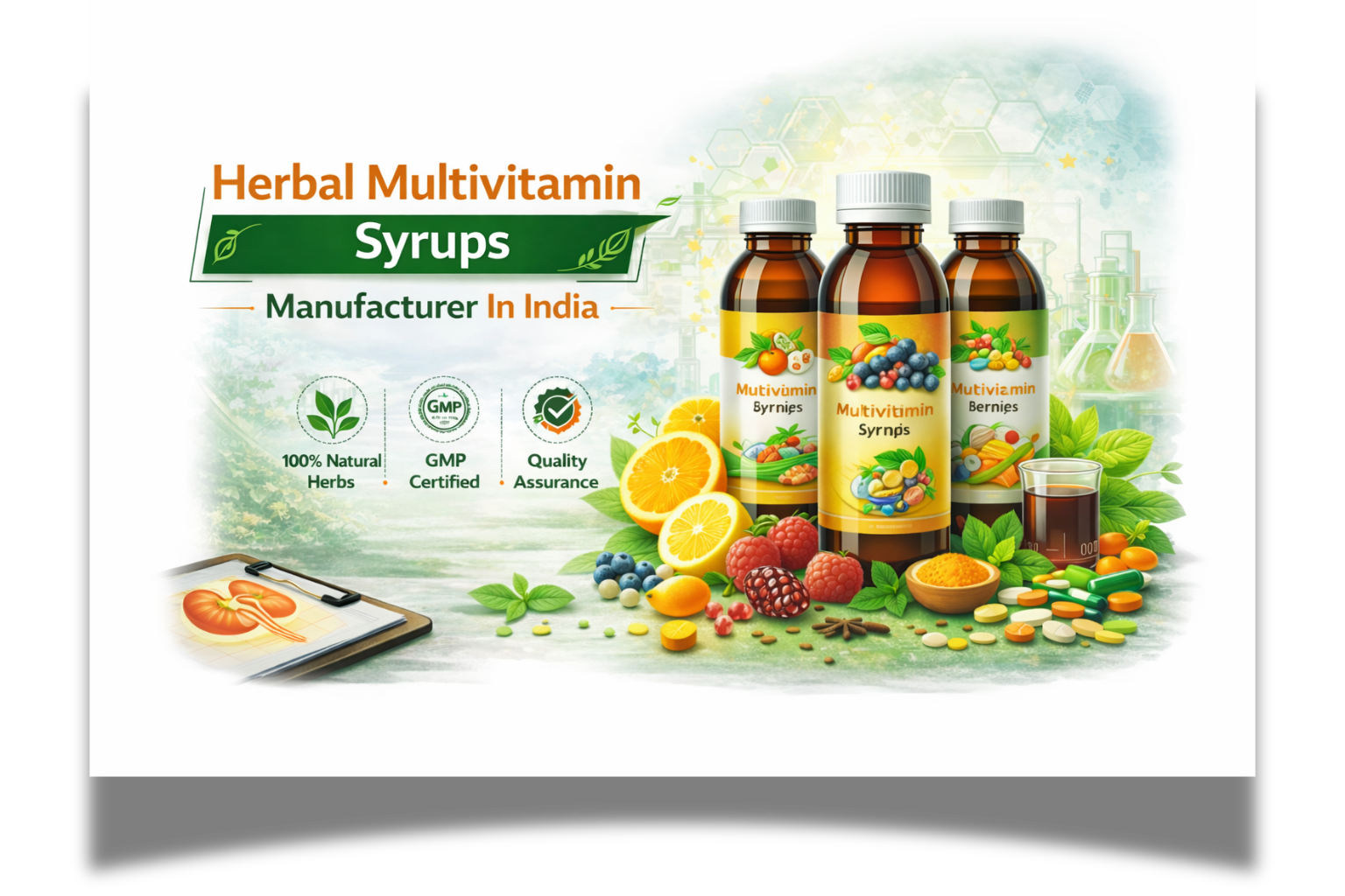 Herbal Multivitamin Syrups Manufacturer In India